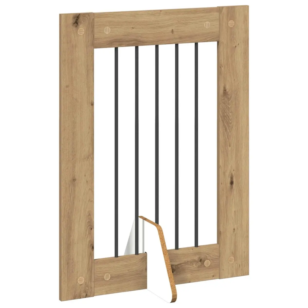 Foldable Dog Gate with Stands 362 cm Indoor Pet Barrier