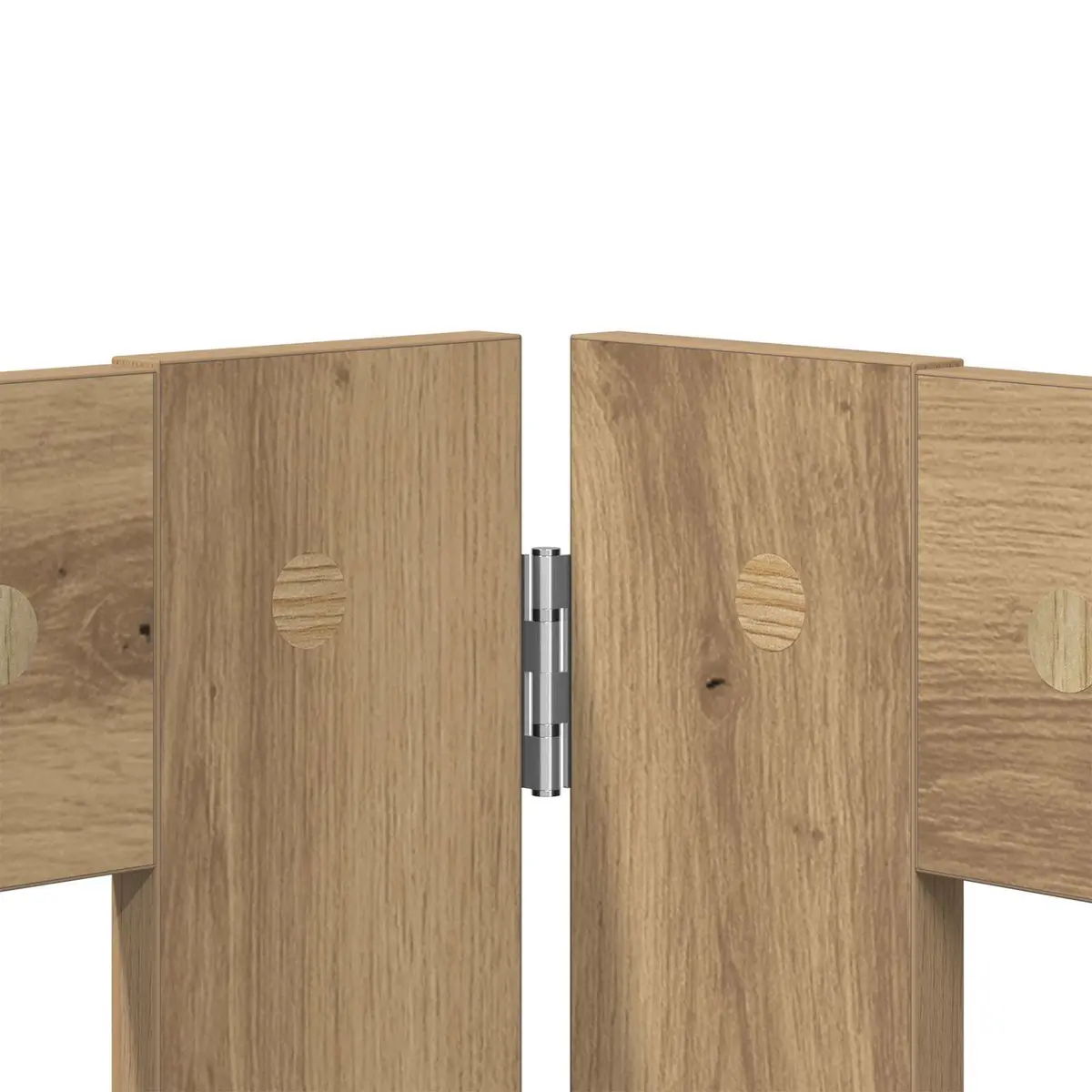 Foldable Dog Gate Indoor Pet Barrier Freestanding 321cm