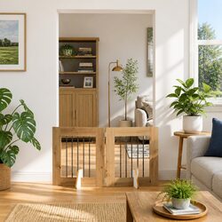 Versatile Dog Gate with Stands - Indoor Use 120.5cm