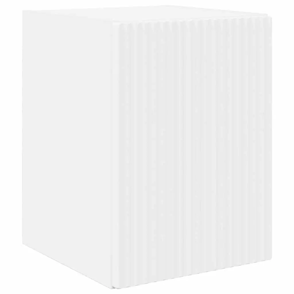 TV Wall Cabinet White Modern Wall-Mounted Storage Unit 30 x 31 x 40 cm 2 pcs