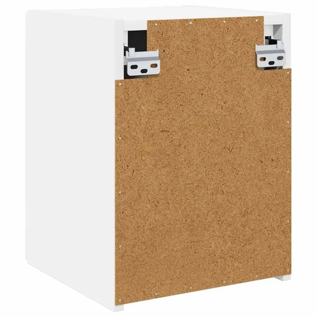 TV Wall Cabinet White Modern Wall-Mounted Storage Unit 30 x 31 x 40 cm 2 pcs