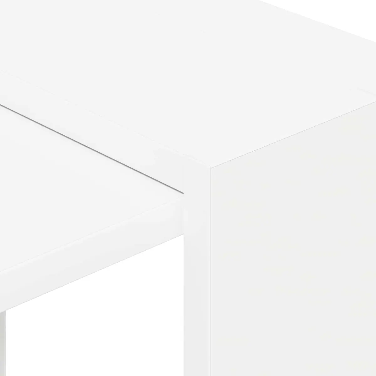 White Freestanding Bookcase