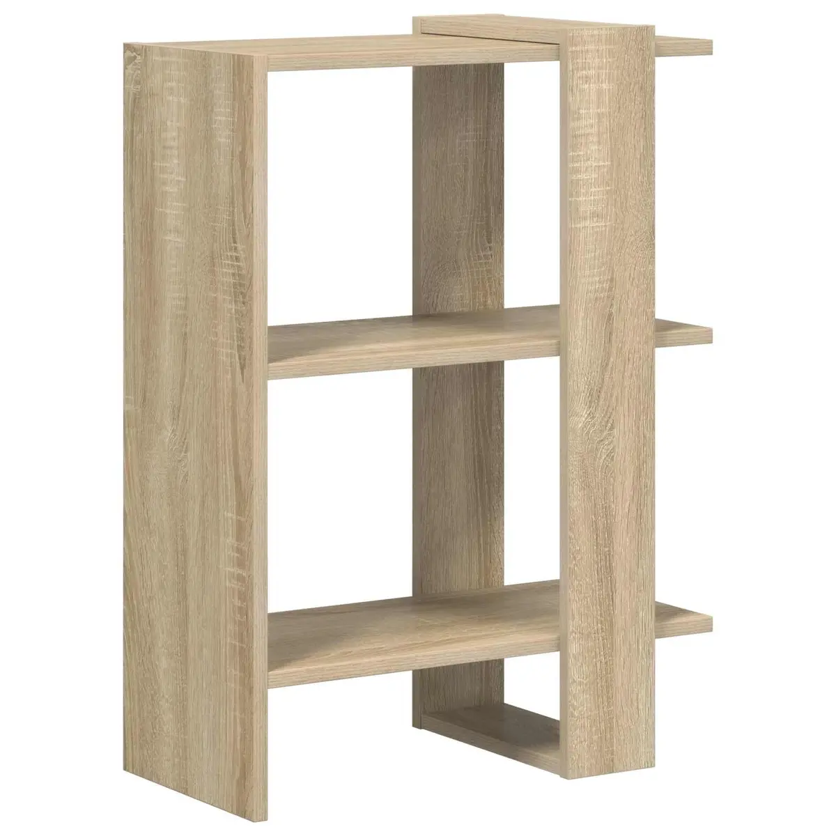 Bookshelf Freestanding Modern Minimalist Engineered Wood Brown 52 x 25 x 71.5 cm