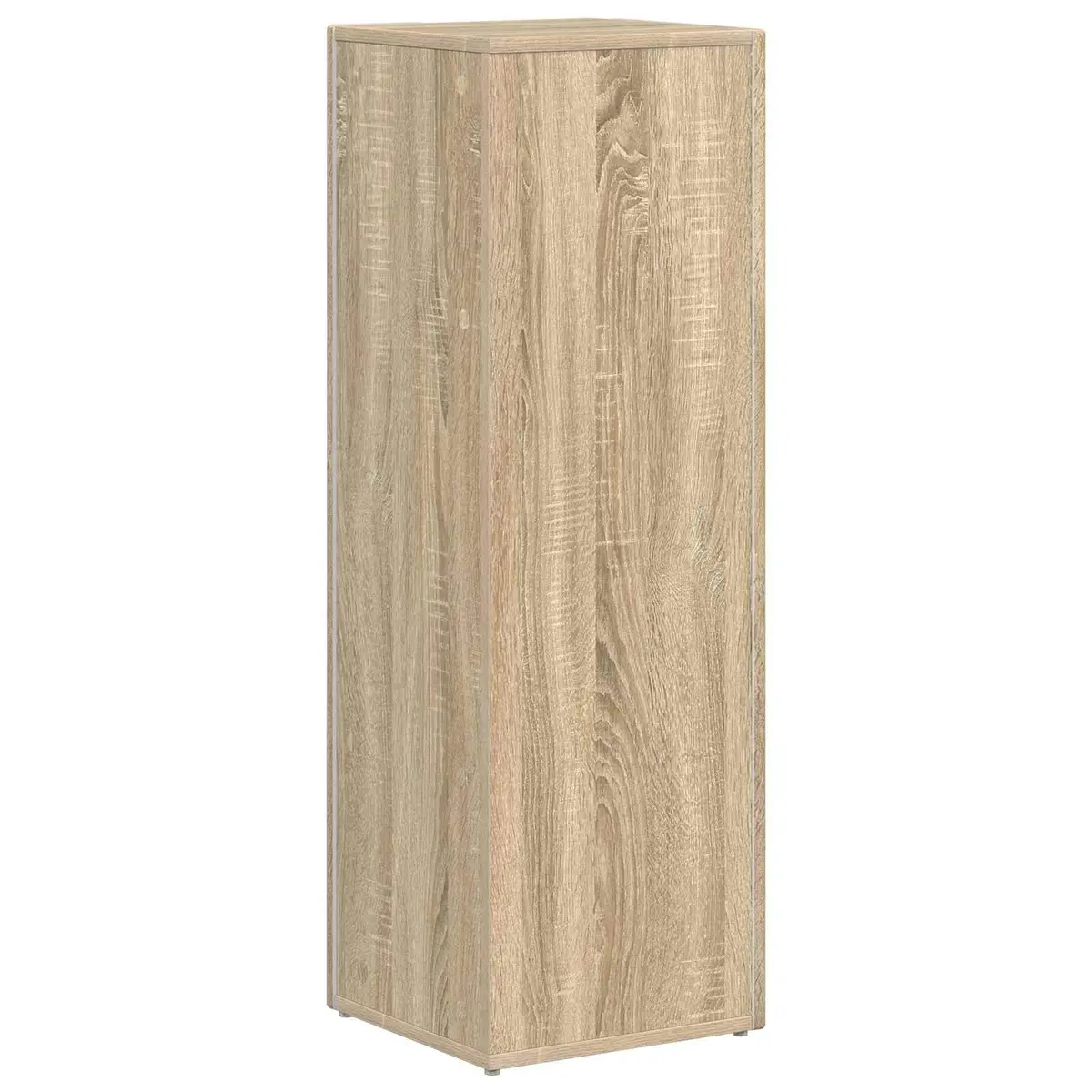 Side Shelf Bookcase Storage Unit Brown Engineered Wood 33 x 32 x 100.5