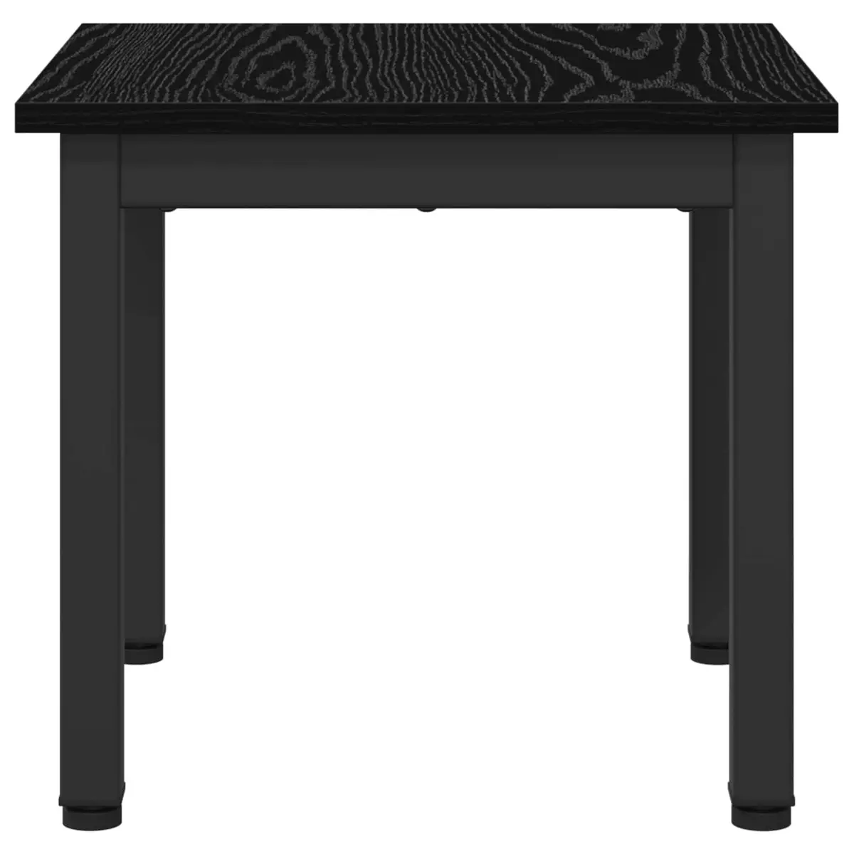 Coffee Table Black Modern Rectangular 40 x 40 x 36 cm
