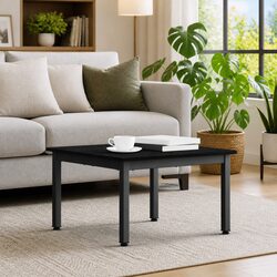 Friendly Black Coffee Table to Enhance Your Living Area