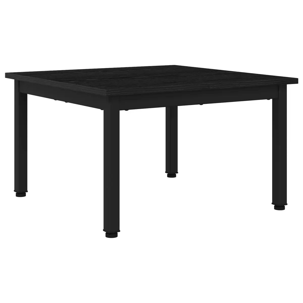 Coffee Table Black Rectangular Modern Living Room Accent Furniture Clean Lines
