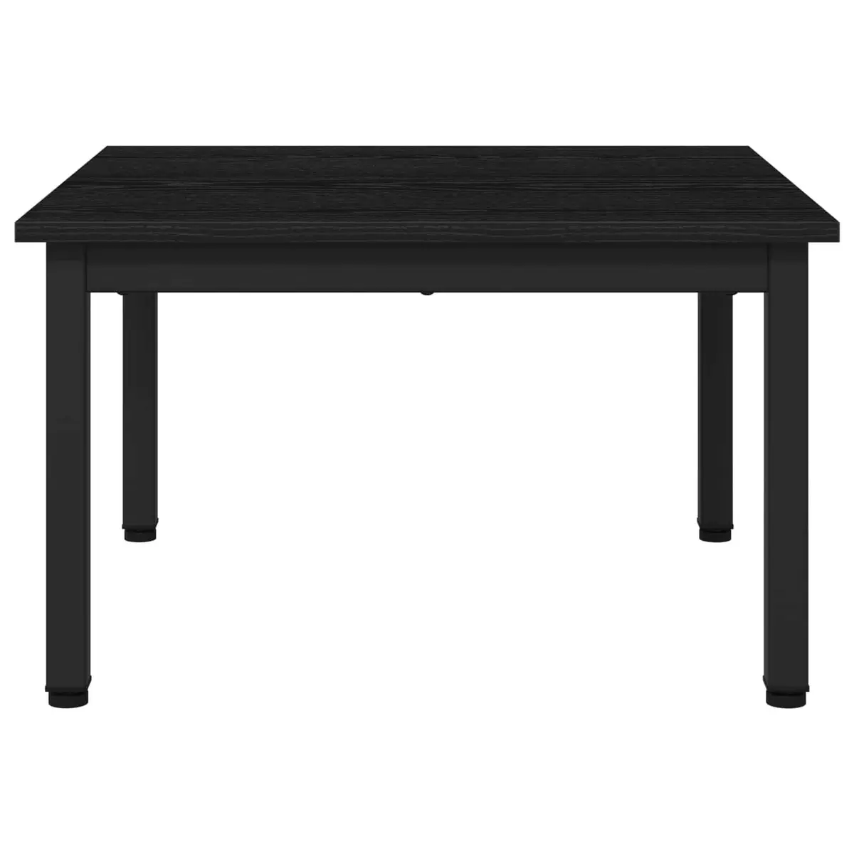 Coffee Table Black Rectangular Modern Living Room Accent Furniture Clean Lines