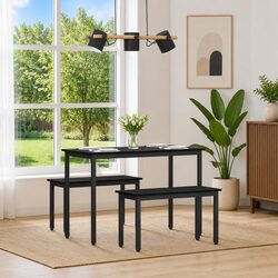 Your New Favorite Black Dining Bench Awaits
