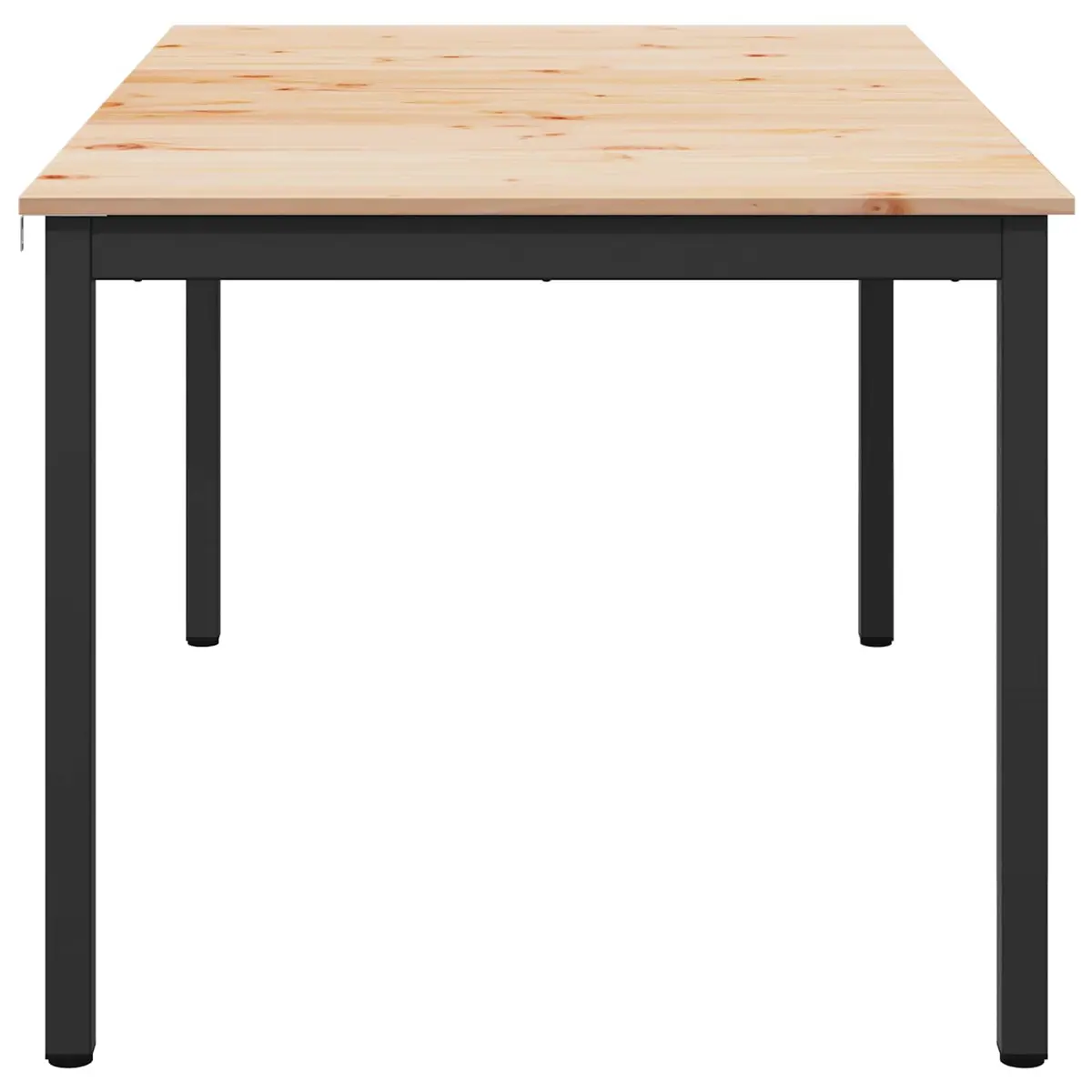 Dining Table Natural Solid Pine Wood 140x80x75cm