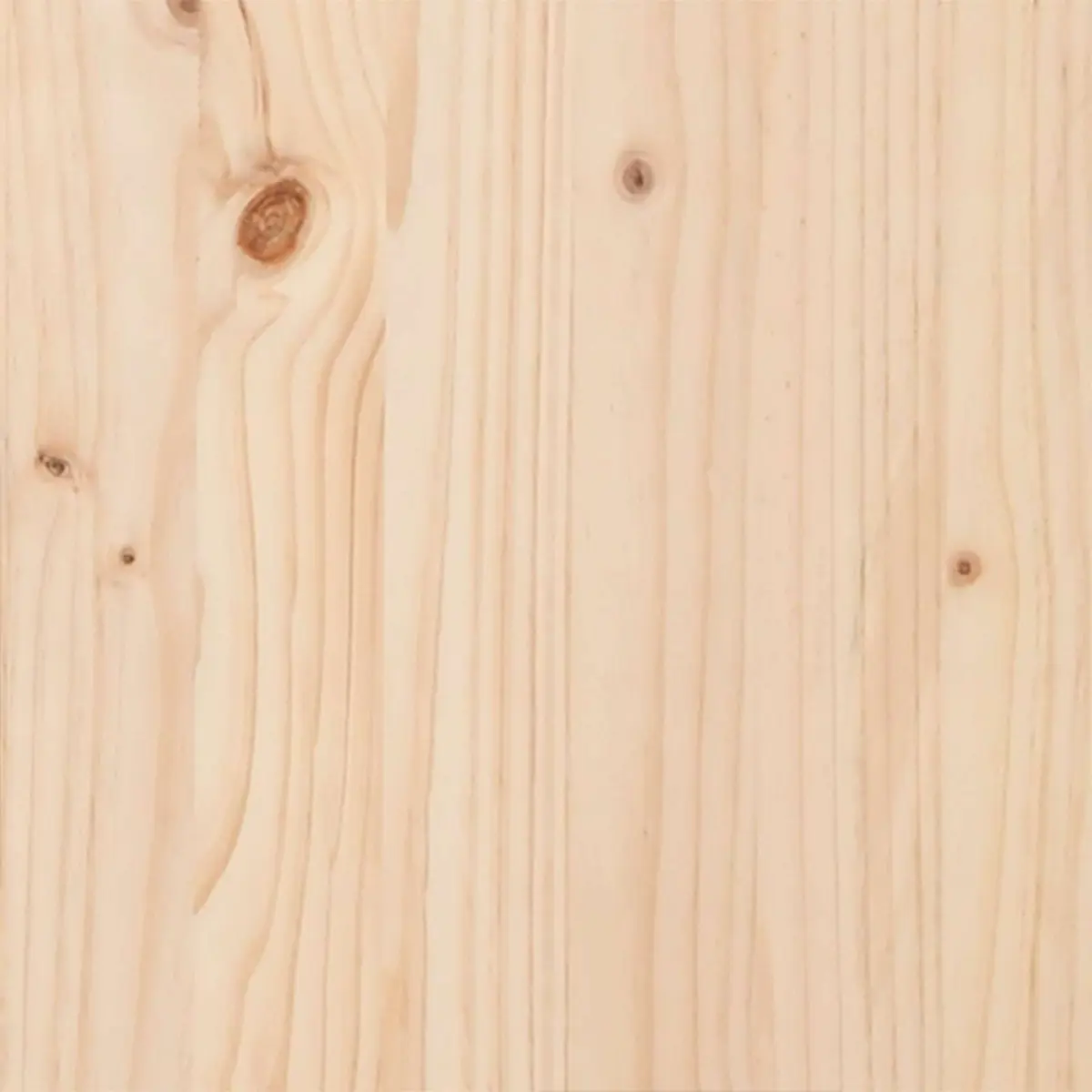 Dining Table Natural Solid Pine Wood 140x80x75cm