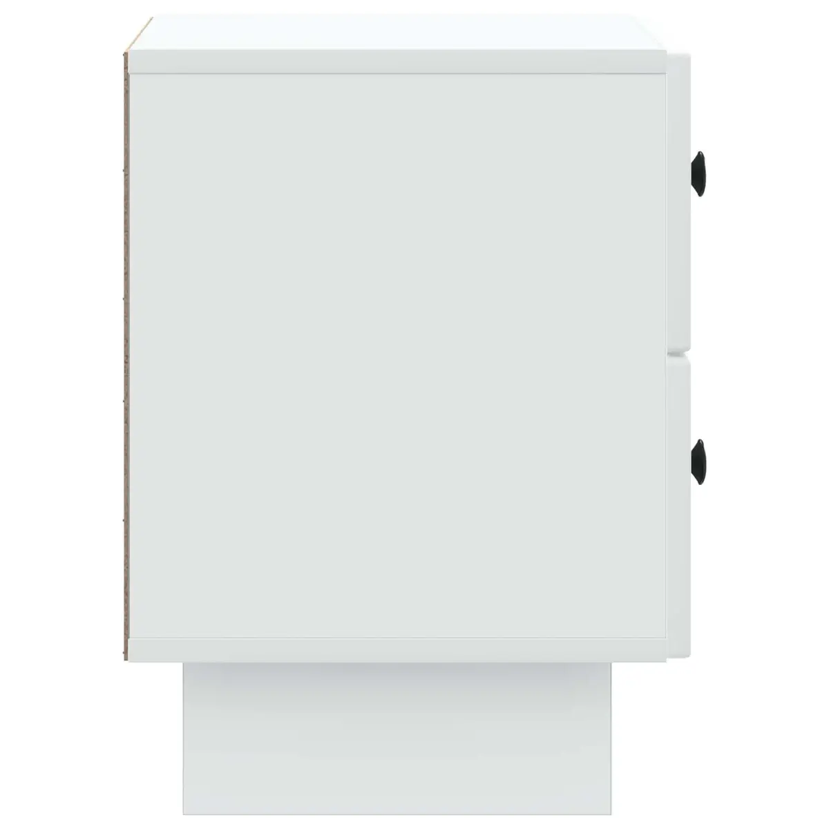 Bedside Cabinet Vintage Modern White 43 x 34.5 x 47.5 cm