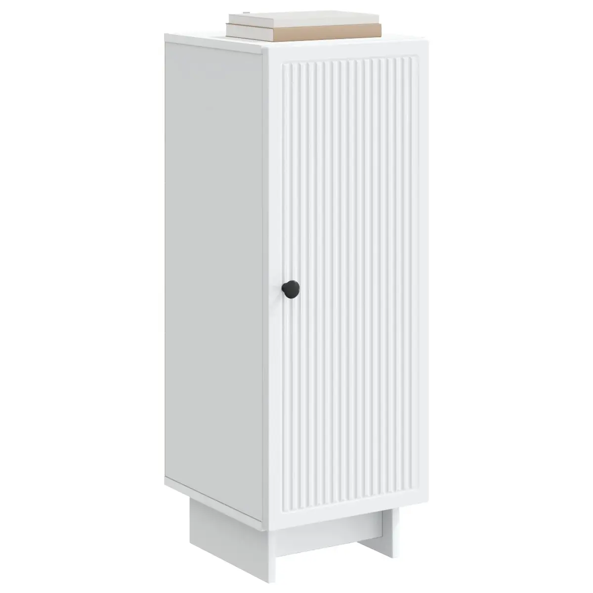 Sideboard White Engineered Wood 33 x 34.5 x 90 cm Storage Cabinet Living Room