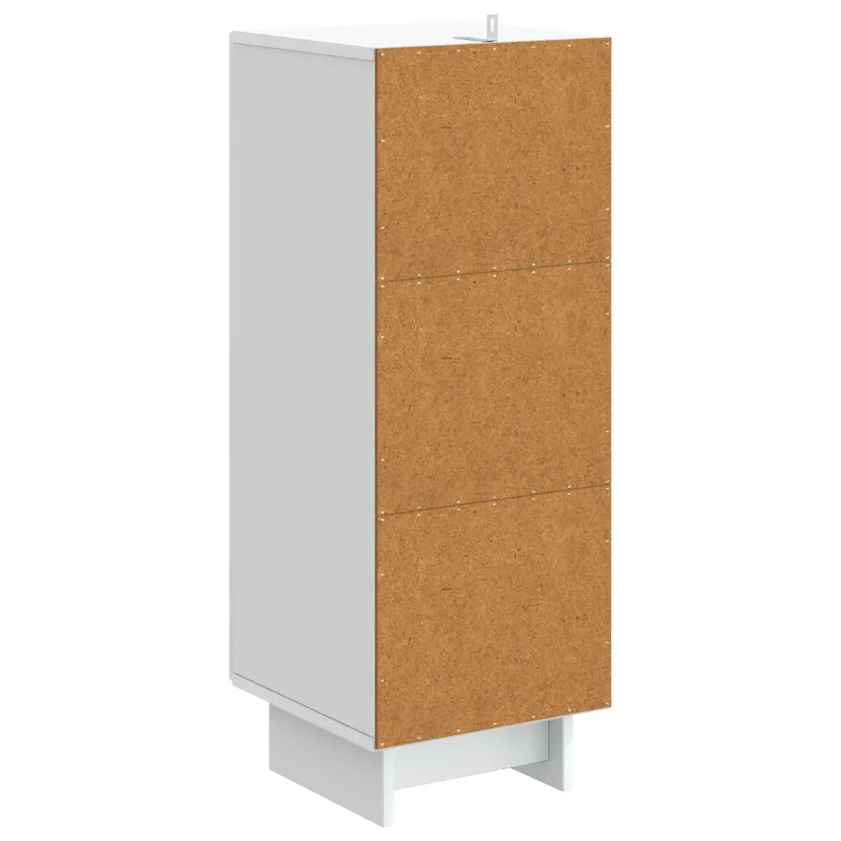 Sideboard White Engineered Wood 33 x 34.5 x 90 cm Storage Cabinet Living Room