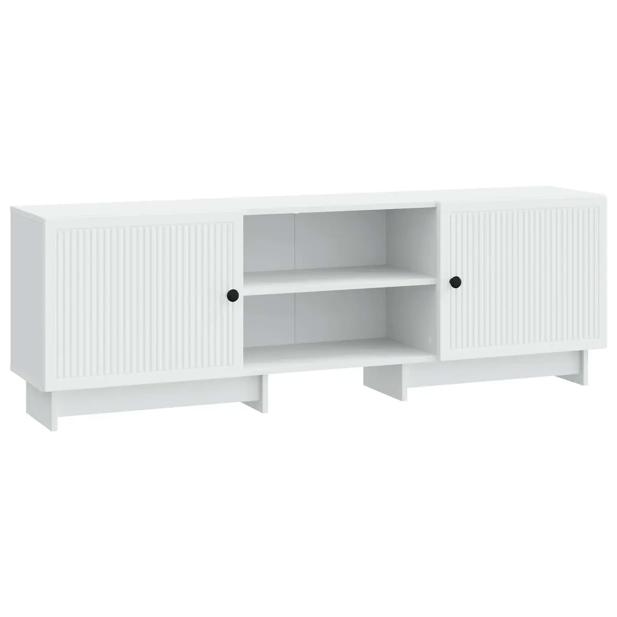 TV Cabinet Vintage Style White 150 x 31 x 50 cm Engineered Wood Storage