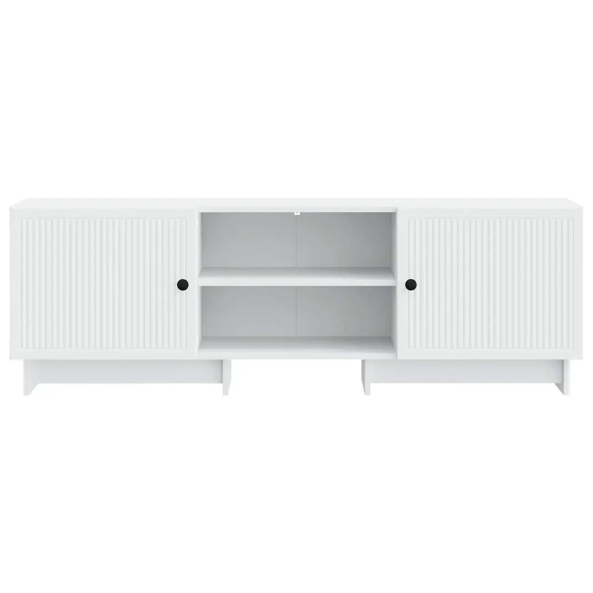 TV Cabinet Vintage Style White 150 x 31 x 50 cm Engineered Wood Storage