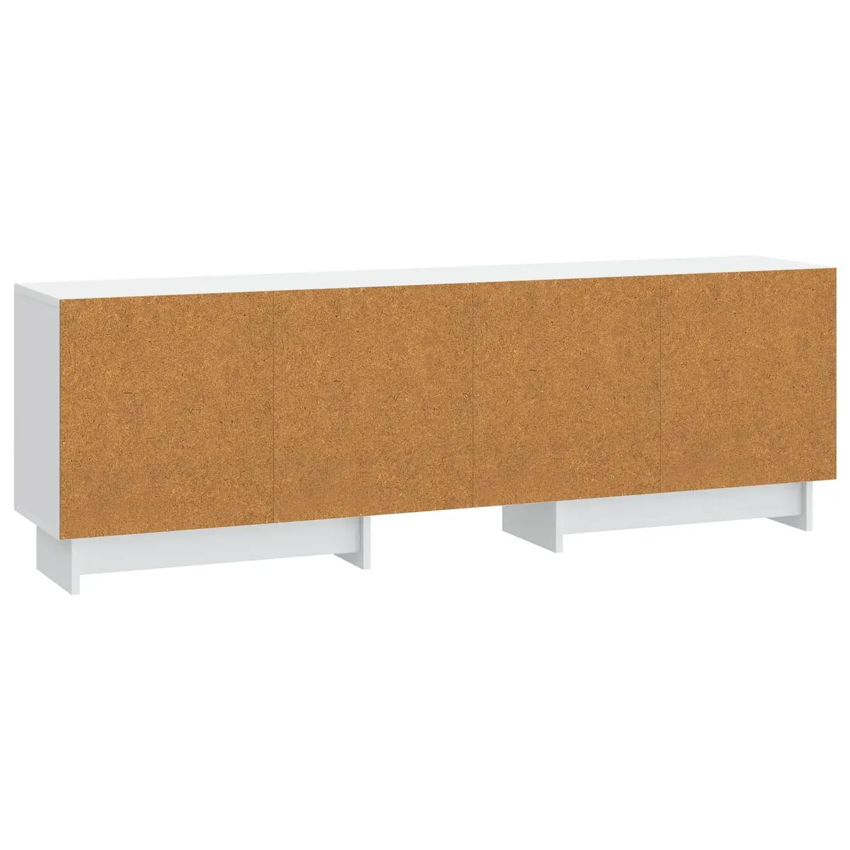 TV Cabinet Vintage Style White 150 x 31 x 50 cm Engineered Wood Storage