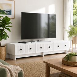 Your Ideal White TV Cabinet with Drawer for Any Living Room