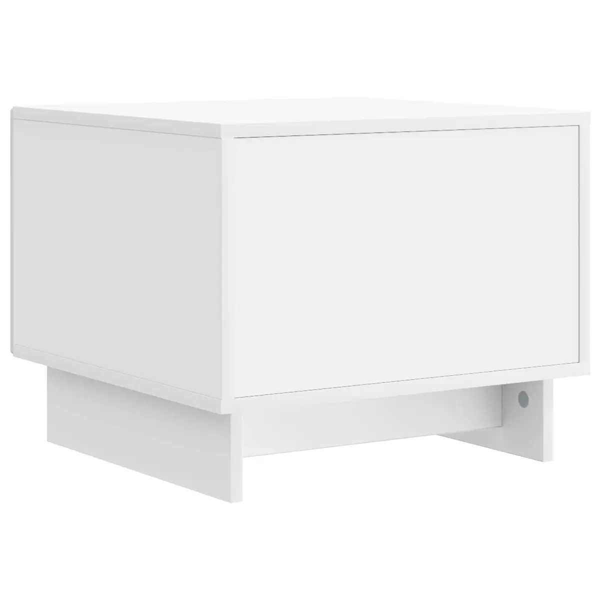 Coffee Table with Drawer and White Stripe