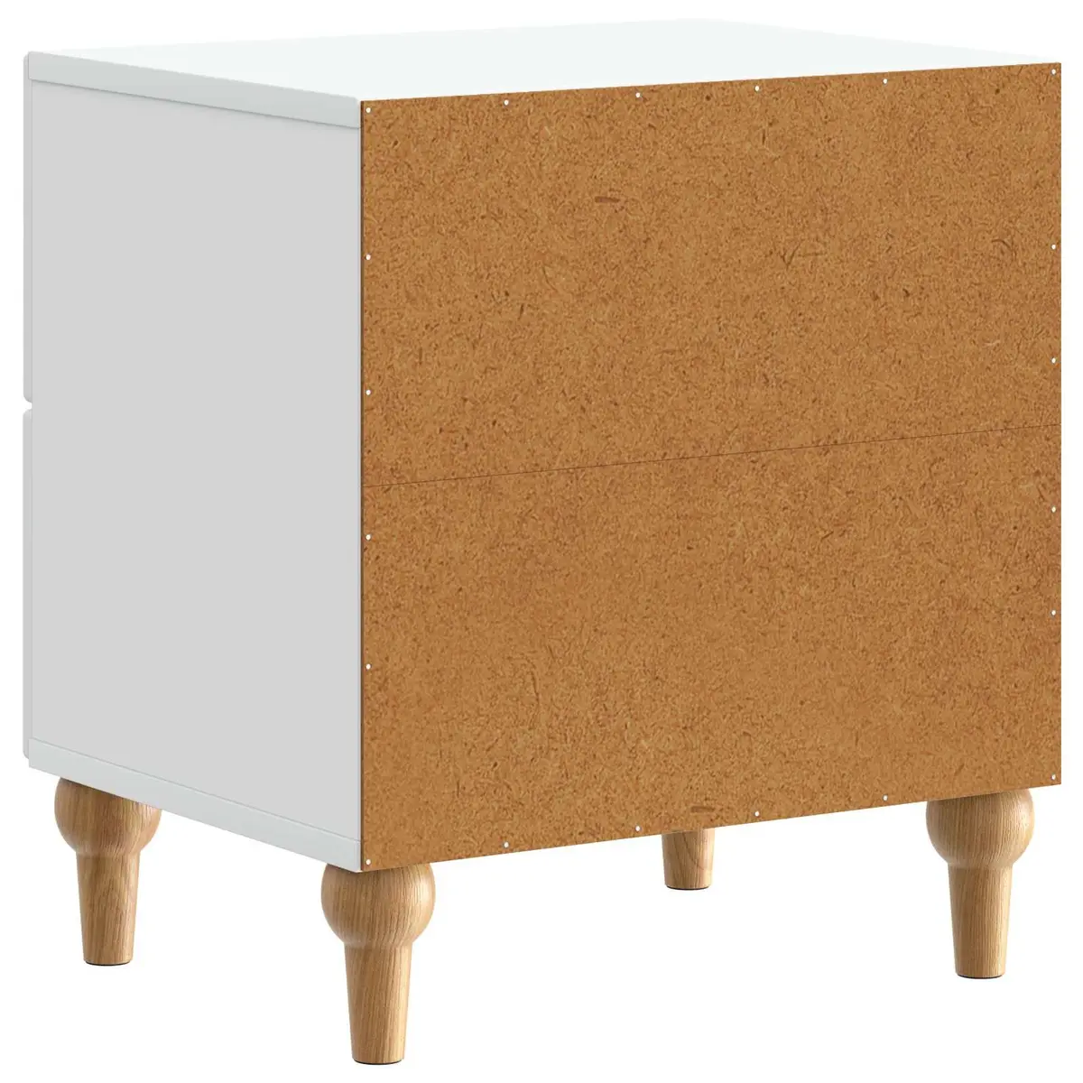 Bedside Cabinet White Modern Storage Drawer 43 x 34.5 x 48 cm