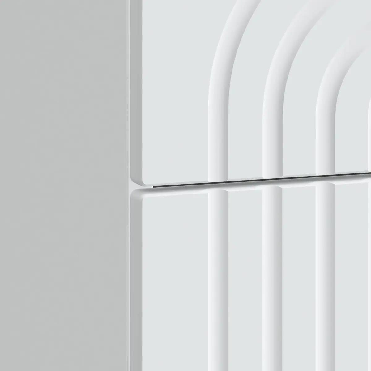 Bedside Cabinet White 62 x 34.5 x 48 cm Modern Storage Table Drawers