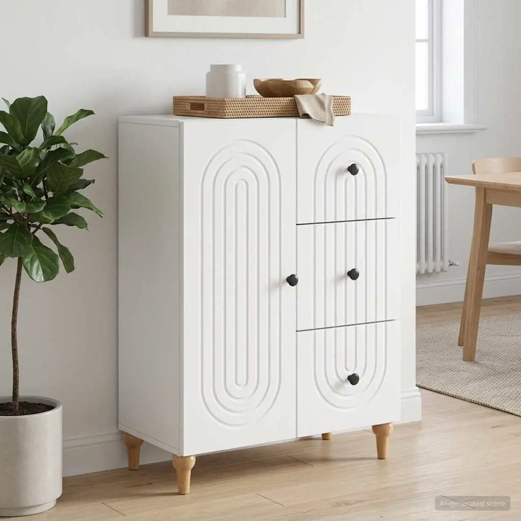 White Sideboard Storage Cabinet