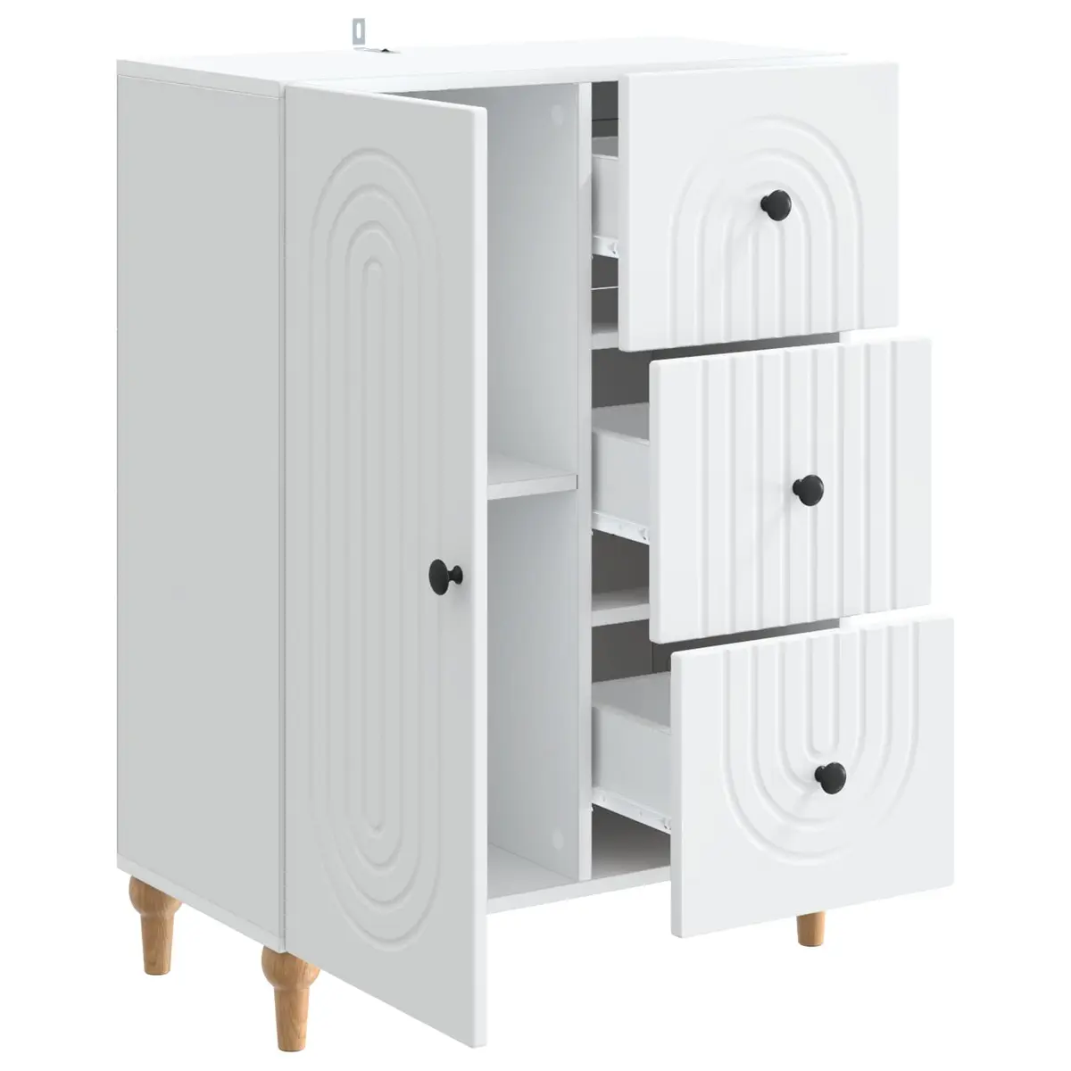 White Sideboard Storage Cabinet