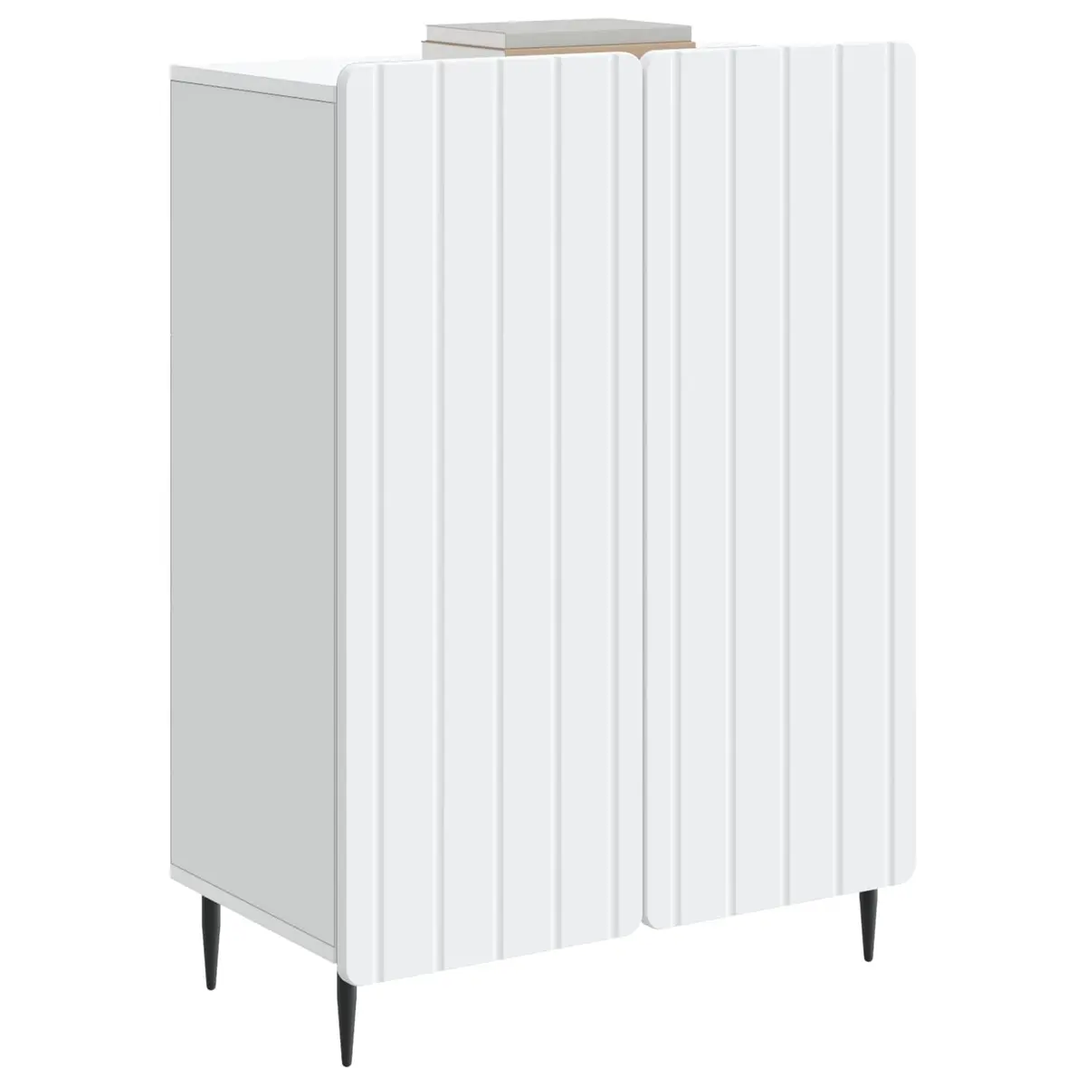 White Sideboard for Home Organization 66 x 34.5 x 92 cm