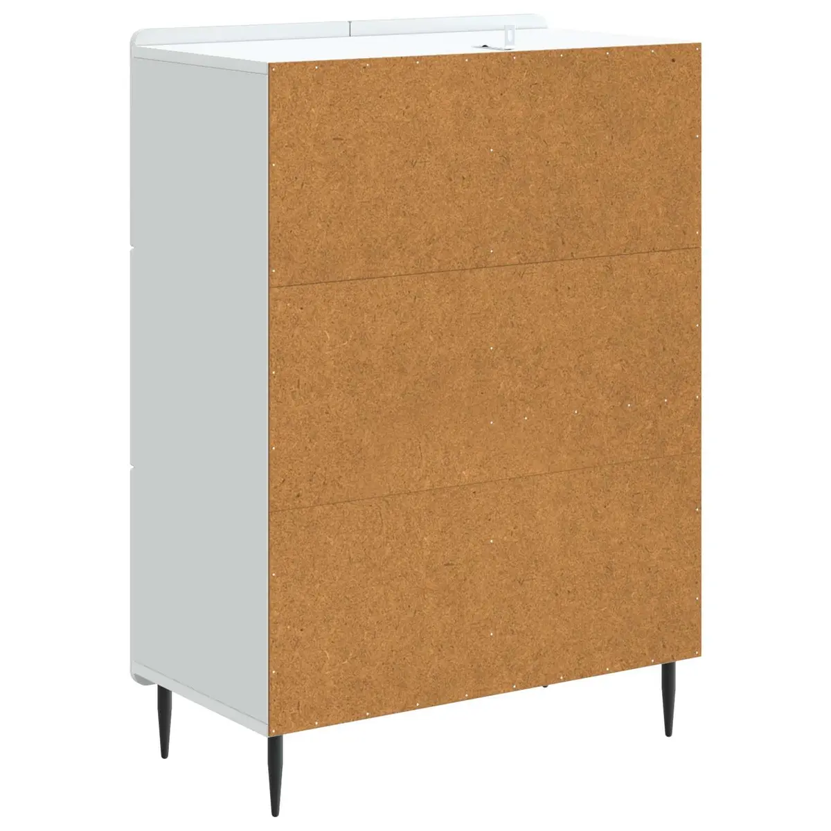 Sideboard White 66 x 34.5 x 91.5 cm Storage Cabinet Dining Living Room Furniture