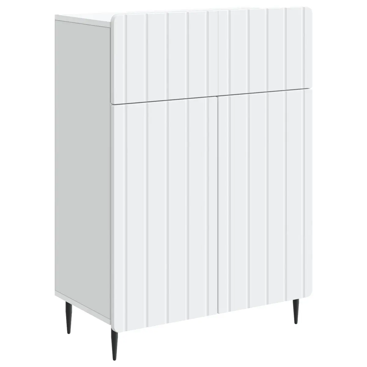 White Sideboard Modern Storage Cabinet Living Room Dining Furniture Engineered