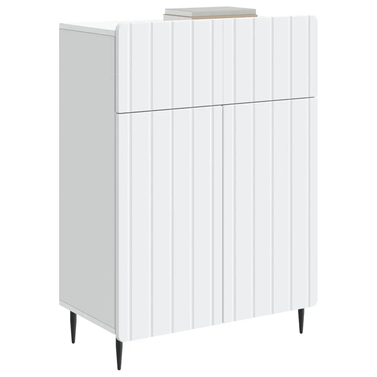 White Sideboard Modern Storage Cabinet Living Room Dining Furniture Engineered