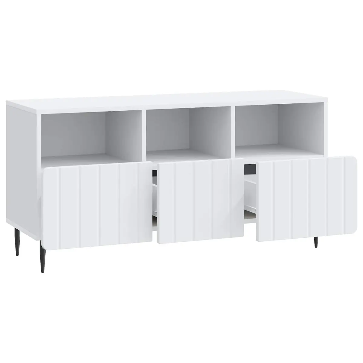 TV Cabinet with Drawer in White