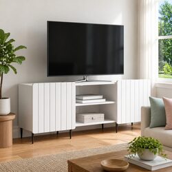 Your Perfect White TV Cabinet: Stylish and Functional 150 x 31 x 52 cm