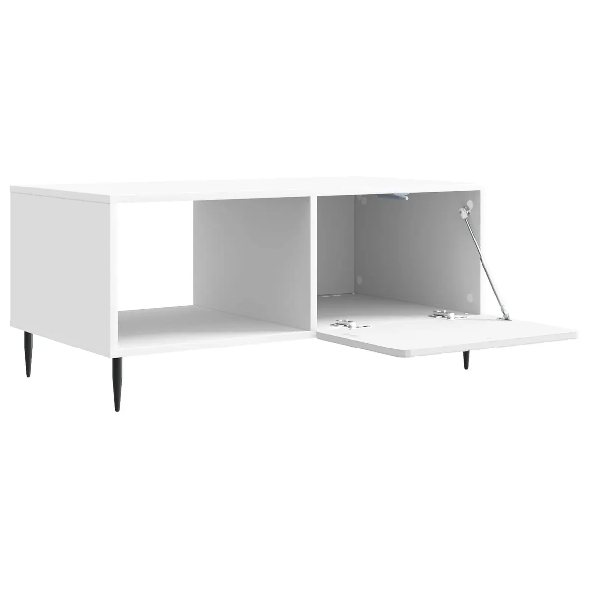 Coffee Table White Modern Rectangular 90 x 50 x 40 cm