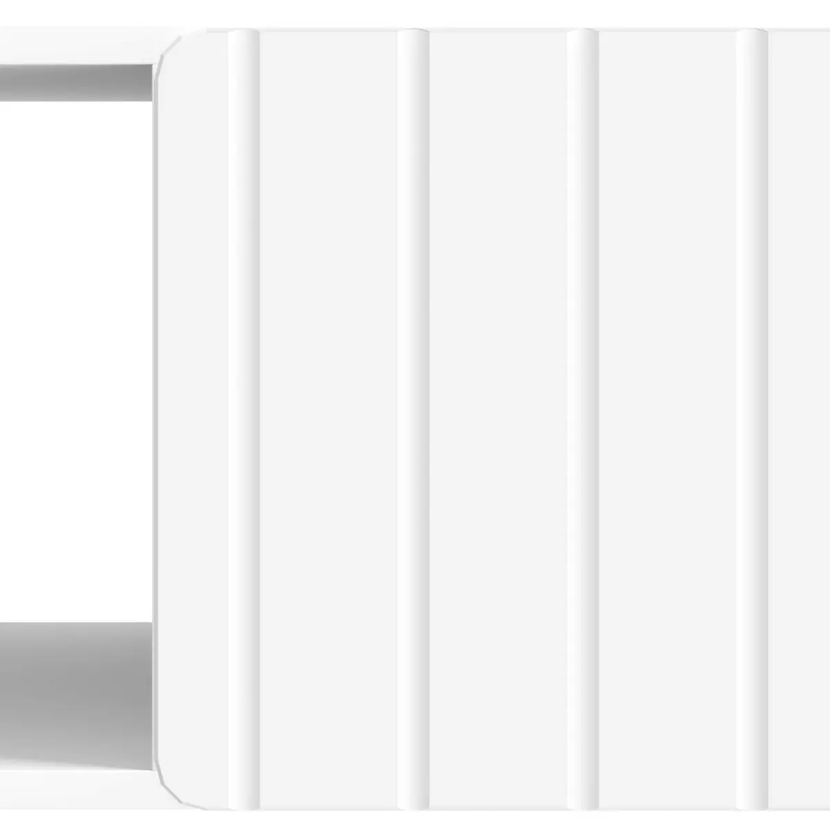 Coffee Table White Modern Rectangular 90 x 50 x 40 cm