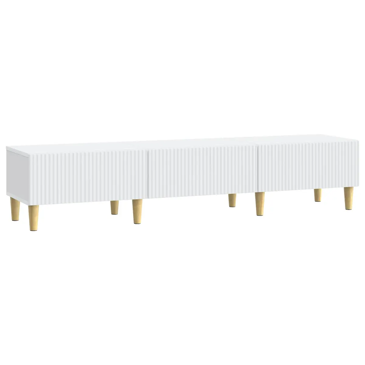 TV Cabinet with Drawer White Entertainment Unit 147 x 34.5 x 30 cm