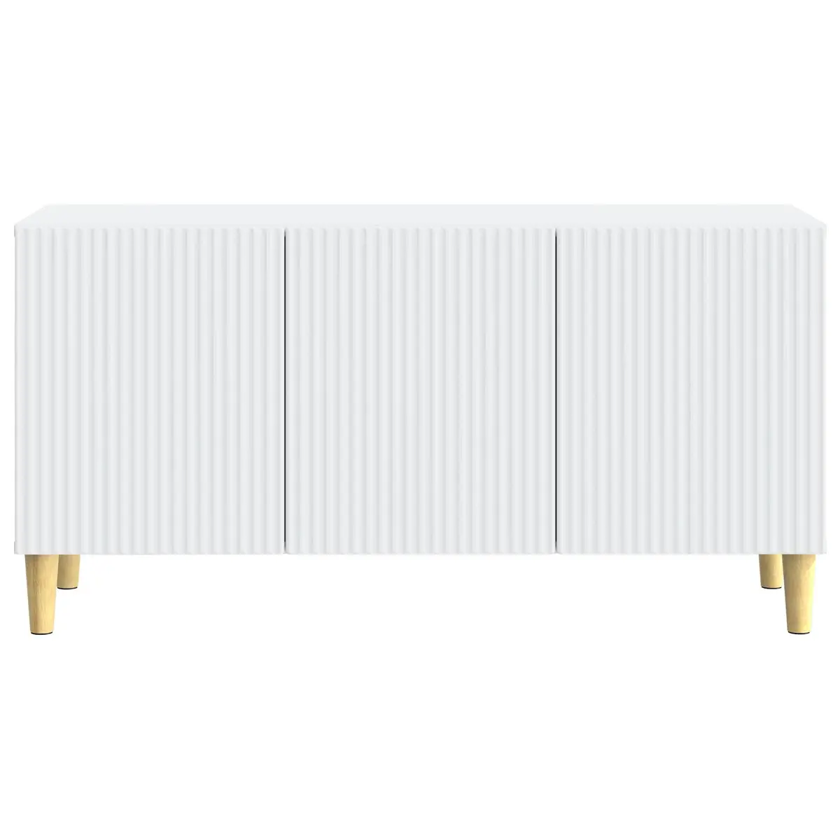 TV Cabinet Modern Minimalist White Engineered Wood 99 x 34.5 x 50 cm