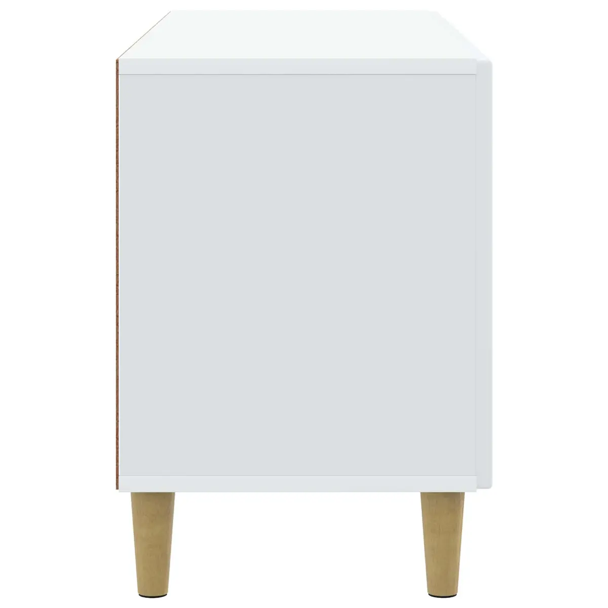 TV Cabinet Modern Minimalist White Engineered Wood 99 x 34.5 x 50 cm