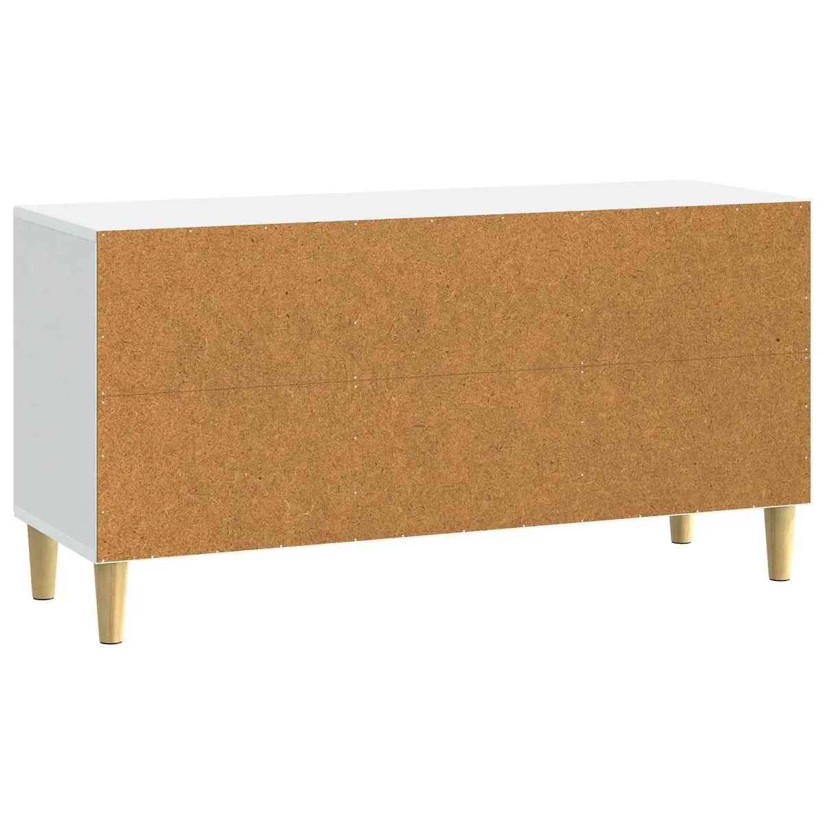 TV Cabinet Modern Minimalist White Engineered Wood 99 x 34.5 x 50 cm