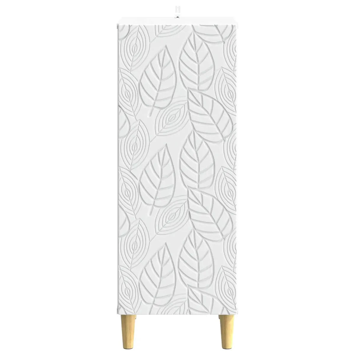 White Sideboard Storage Cabinet 33x34.5x90cm Engineered Wood Dining Living Room