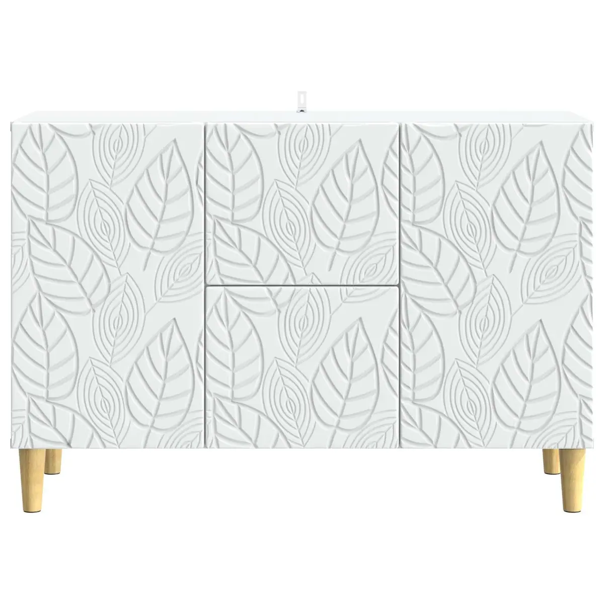 Sideboard Modern White Storage Cabinet 89x34.5x60cm