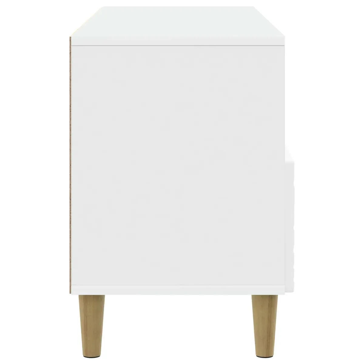 TV Cabinet Modern White Entertainment Unit 102 x 34.5 x 50 cm