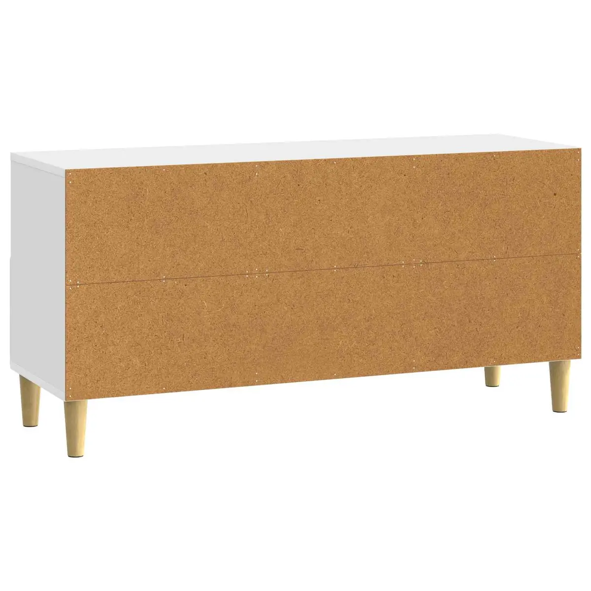 TV Cabinet Modern White Entertainment Unit 102 x 34.5 x 50 cm