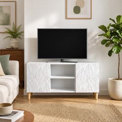 Your Friendly White Engineered Wood TV Cabinet