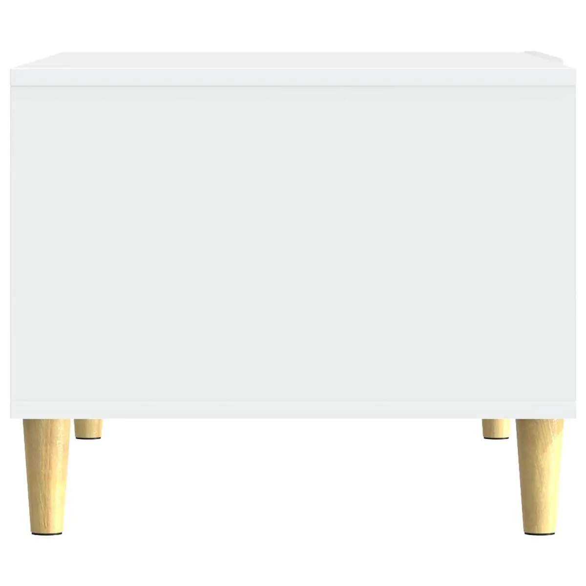 White Coffee Table with Shelf