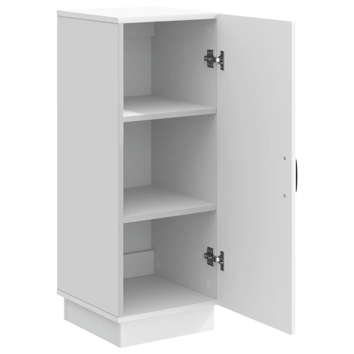 Sideboard White Storage Cabinet Buffet with Drawers and Shelves 33 x 34.5 x 87 cm