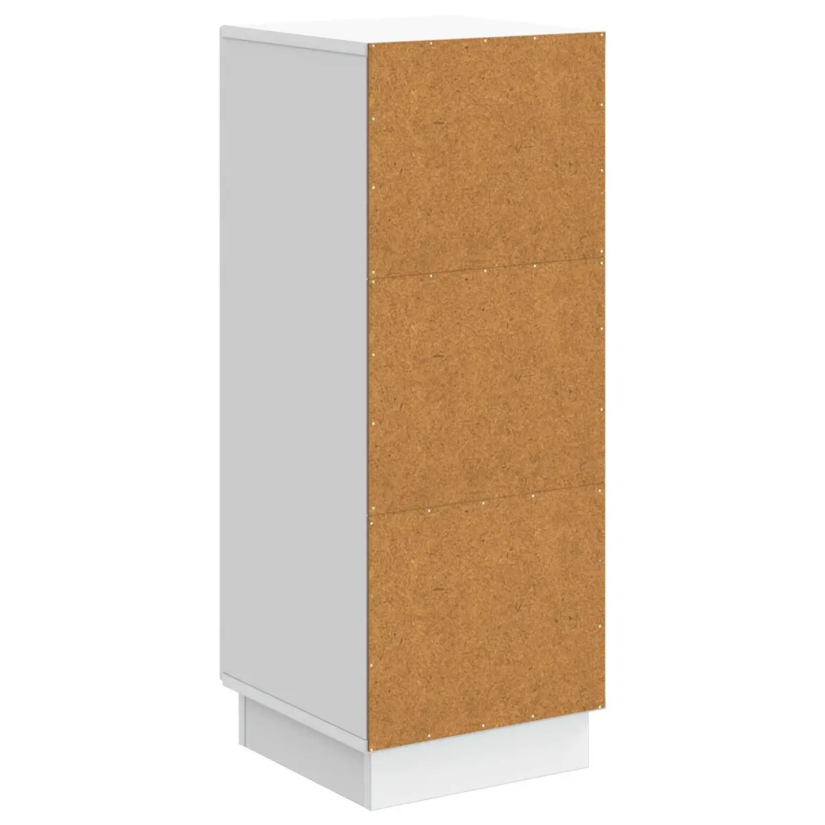 Sideboard White Storage Cabinet Buffet with Drawers and Shelves 33 x 34.5 x 87 cm
