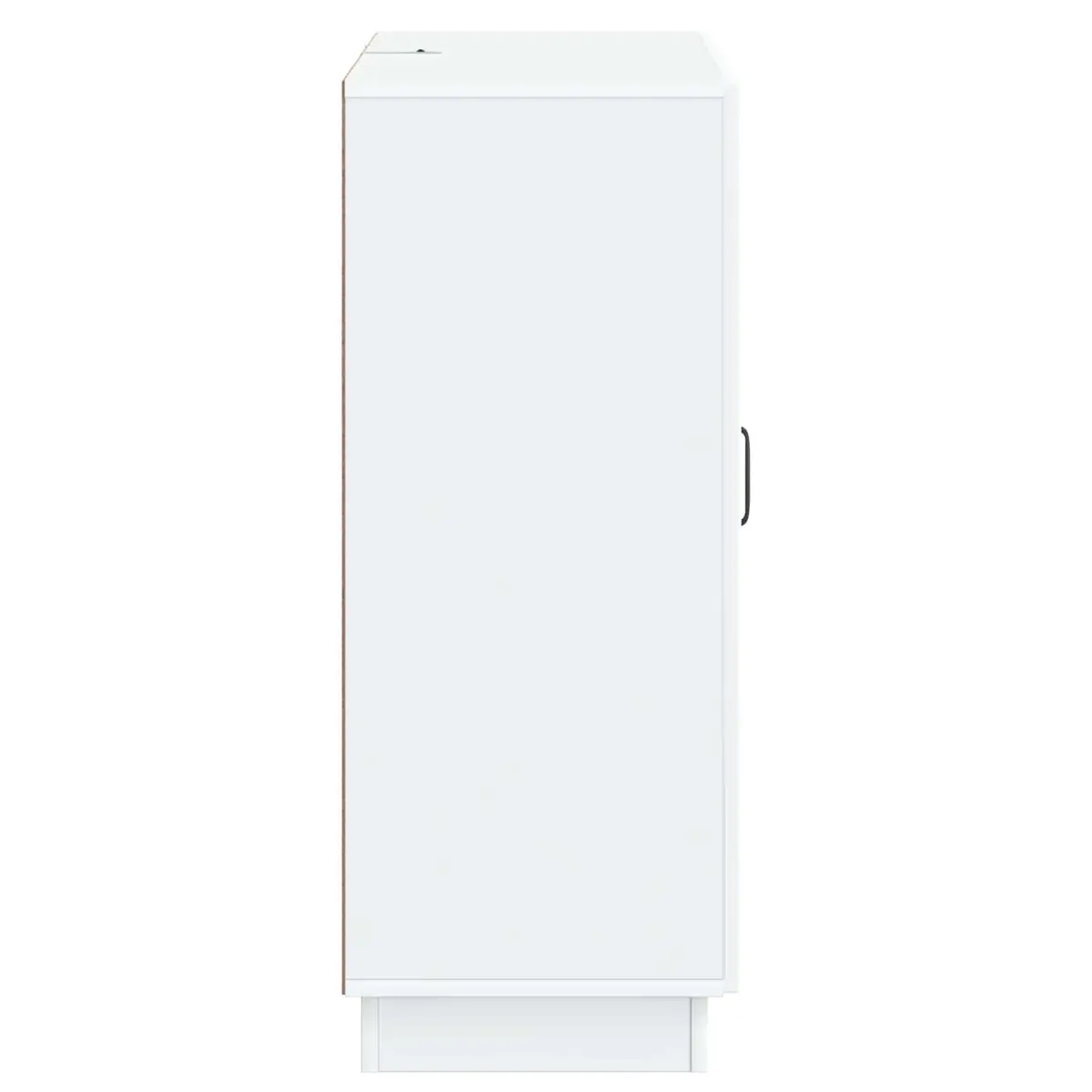 Sideboard White 66 x 34.5 x 87 cm Engineered Wood Storage Cabinet Buffet Unit