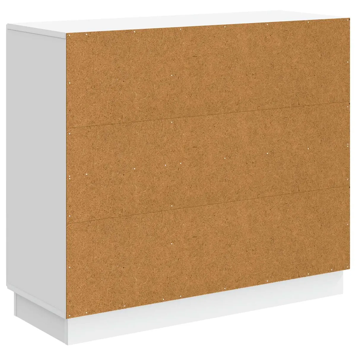 White Sideboard Modern Storage Cabinet 89 x 34.5 x 77 cm
