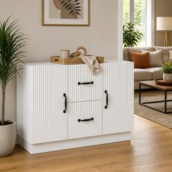 Friendly White Storage Sideboard for Your Home